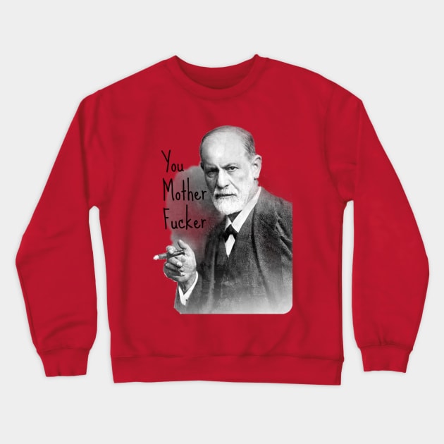 sigmund freud-Oedipus complex Crewneck Sweatshirt by medicalcortexx